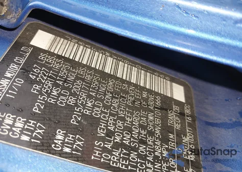 2011 Nissan Juke Sv from USA, damaged, VIN JN8AF5MV3BT011666